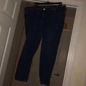 inc denim woman straight leg Plus Size Jeans